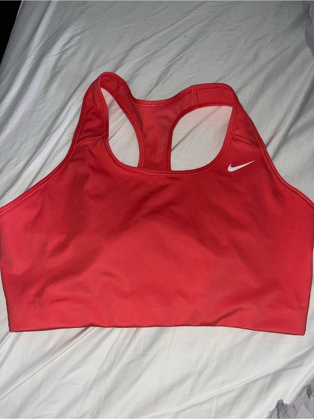 Nike Women's Coral Racerback Sports Bra Sz XXL